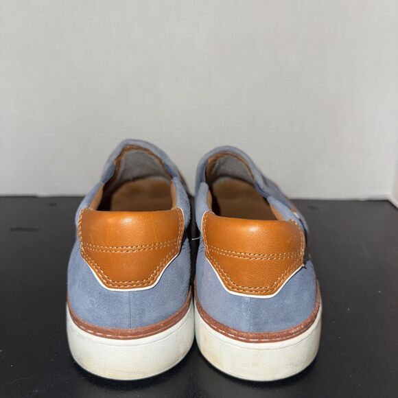 Allen Edmonds Alpha Loafers Sneakers Mens Size 7.5 Blue Suede Casual Slip On main image 6